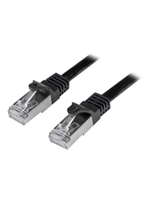 StarTech.com 0.5m Black Cat6 / Cat 6 Shielded (SFTP) Patch Cable 0.5 m - patchkabel - 50 cm - sort - Svart - 0.5m
