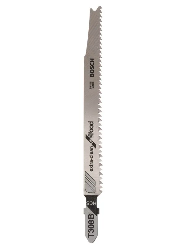 Bosch Stikksagblad HCS, T 308 B Extra-clean for Wood