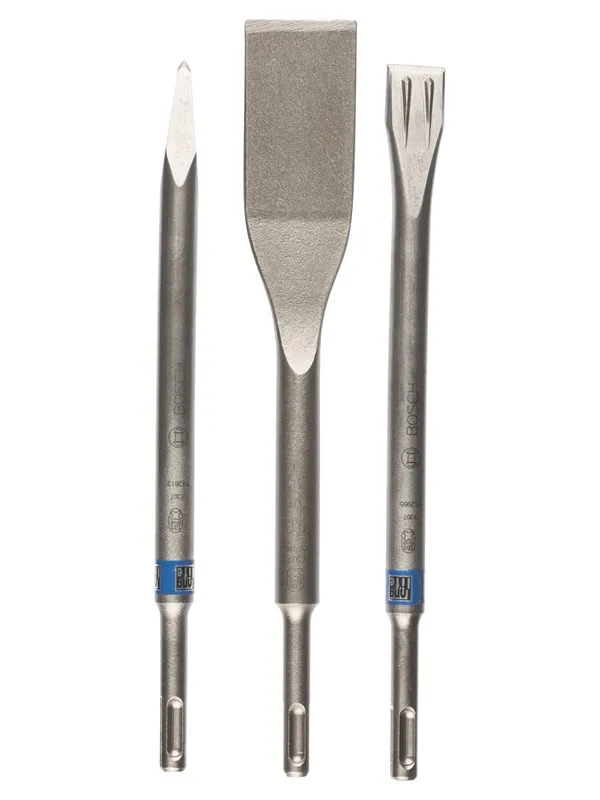Bosch Meiselsett SDS plus, 3 deler 250; 250; 260 x 20; 40 mm