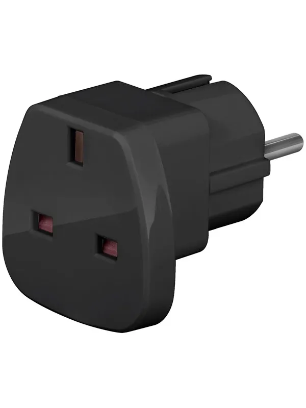 Pro Reiseadapter UK til EU svart