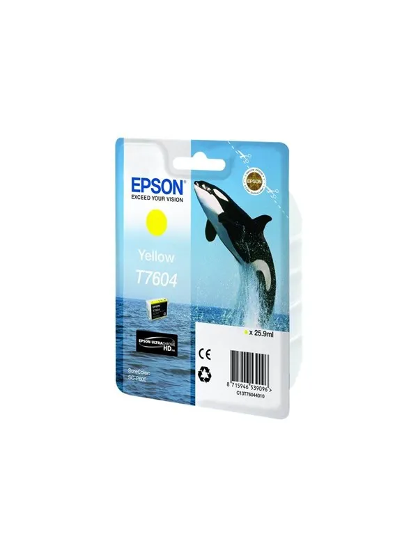 Epson T7604 - Yellow Ink - Blister