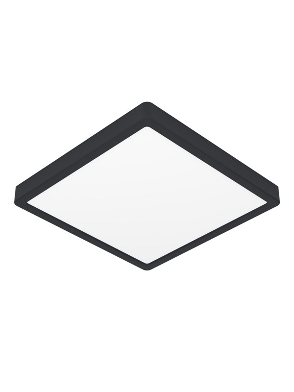 EGLO FUEVA 6 PLAFOND 290X290 CCT 13W 2100LM IP44 SVART