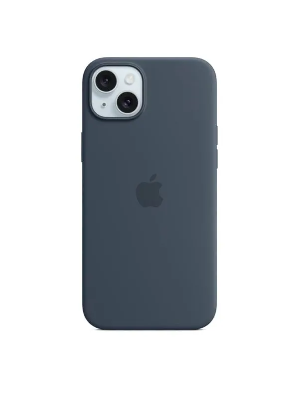 Apple iPhone 15 Plus Silicone Case with MagSafe - Storm Blue