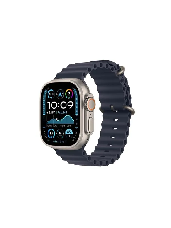 Apple Watch Ultra 2 GPS + Cellular 49mm - Titanium Case with Navy Ocean Band