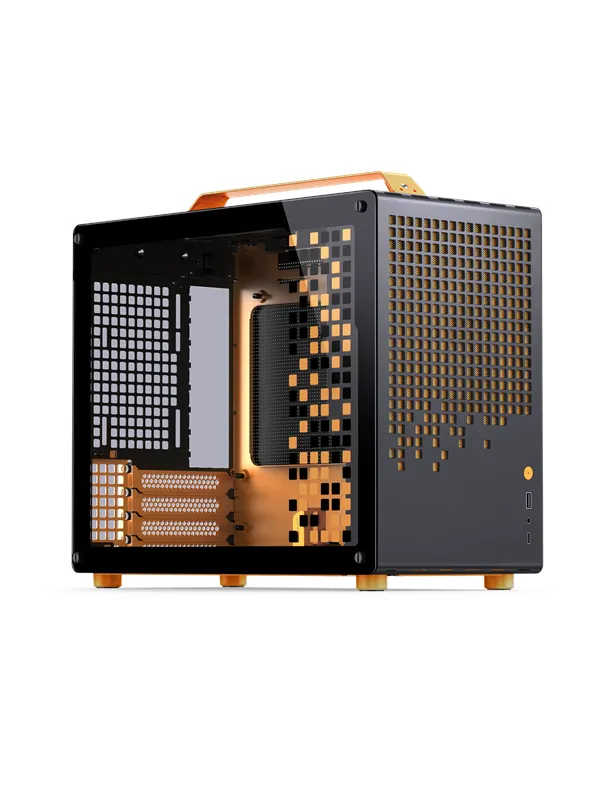 Jonsbo Z20 Black/Orange - Kabinett - Minitower - Oransje