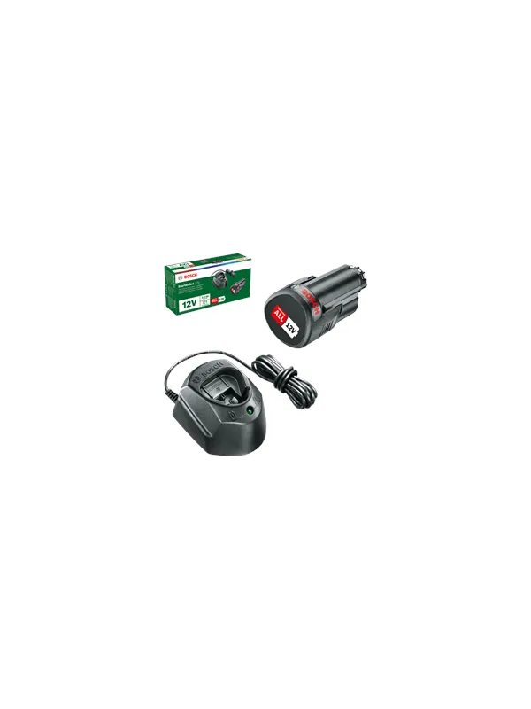 Bosch Grøn  12V Batterisæt 1x1.5AH m/lader