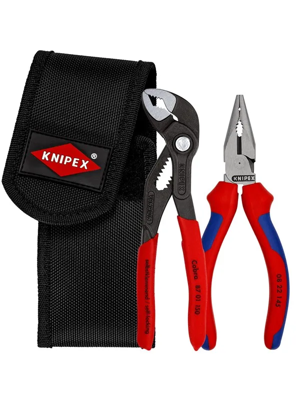 KNIPEX Mini-tangsett, i verktøybelteveske