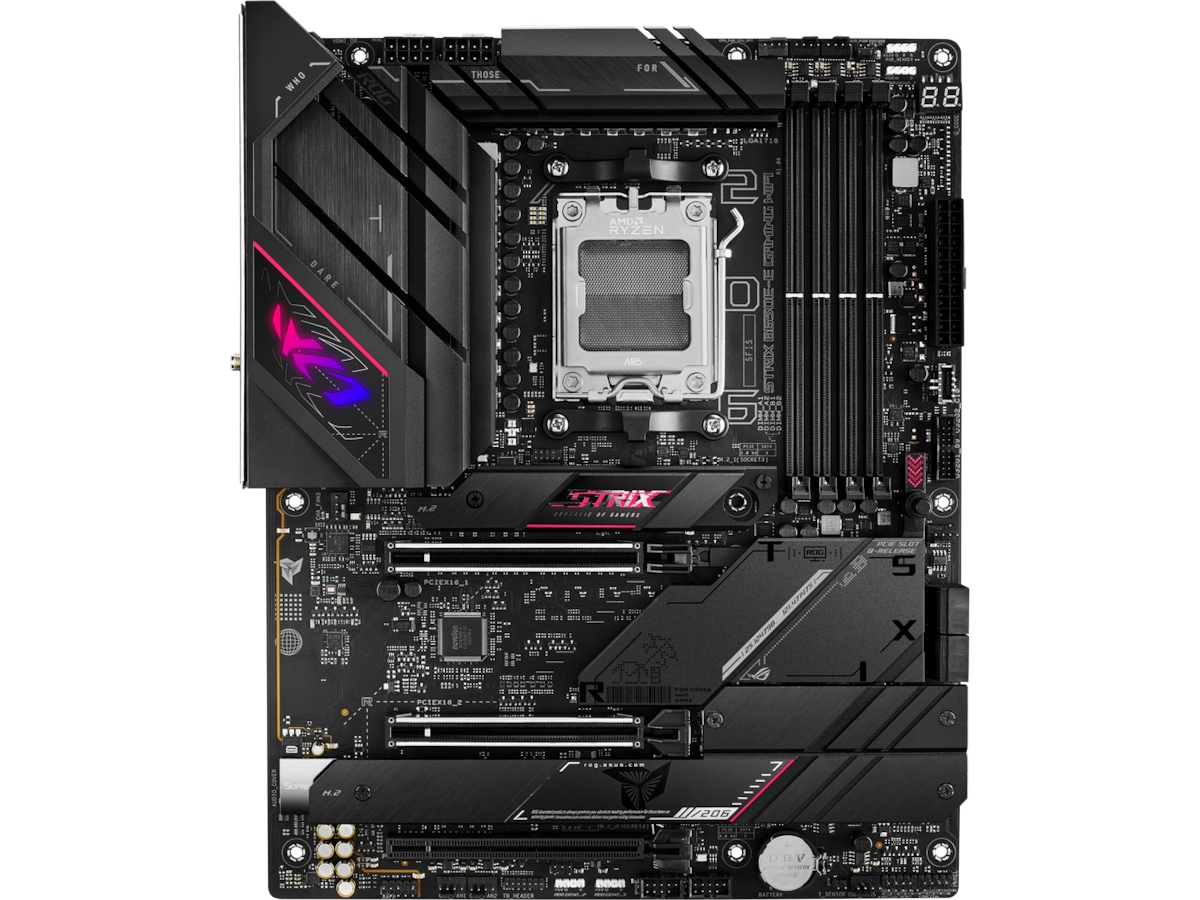 ASUS ROG STRIX B650E-E GAMING WIFI Hovedkort - AMD B650 - AMD AM5 socket - DDR5 RAM - ATX