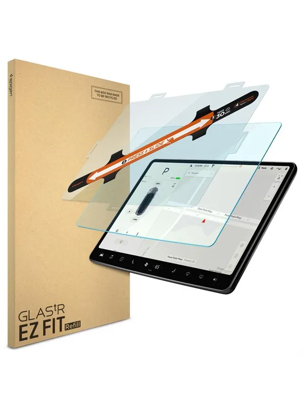 Spigen Tesla EZ Fit Refill Anti Glare Screen Protector 1 Pack -  Tesla Model Y/3