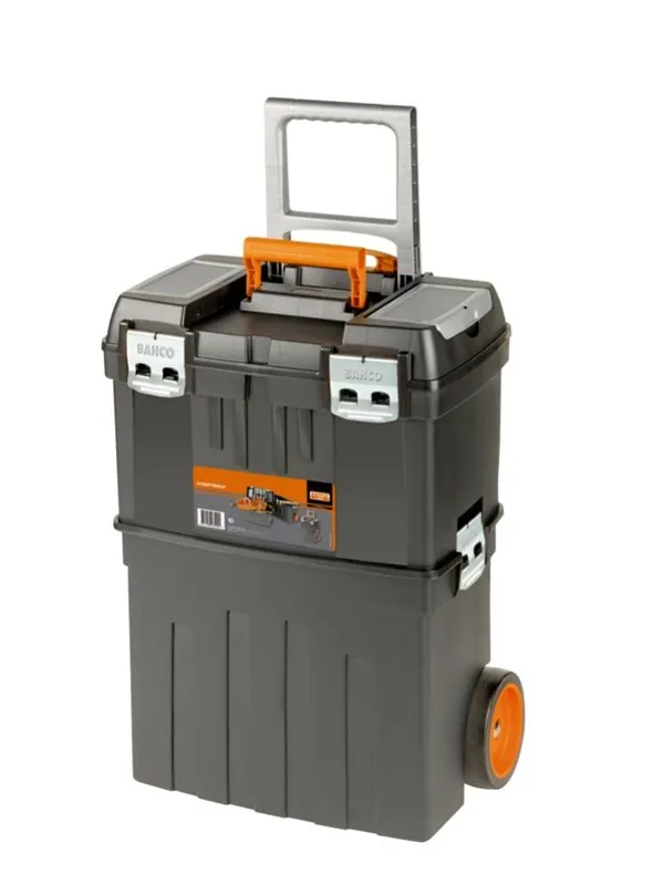 BAHCO plastic tool box on wheels