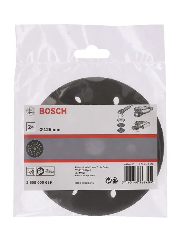 Bosch Putebeskyttere, 125 mm til eksenterslipere
