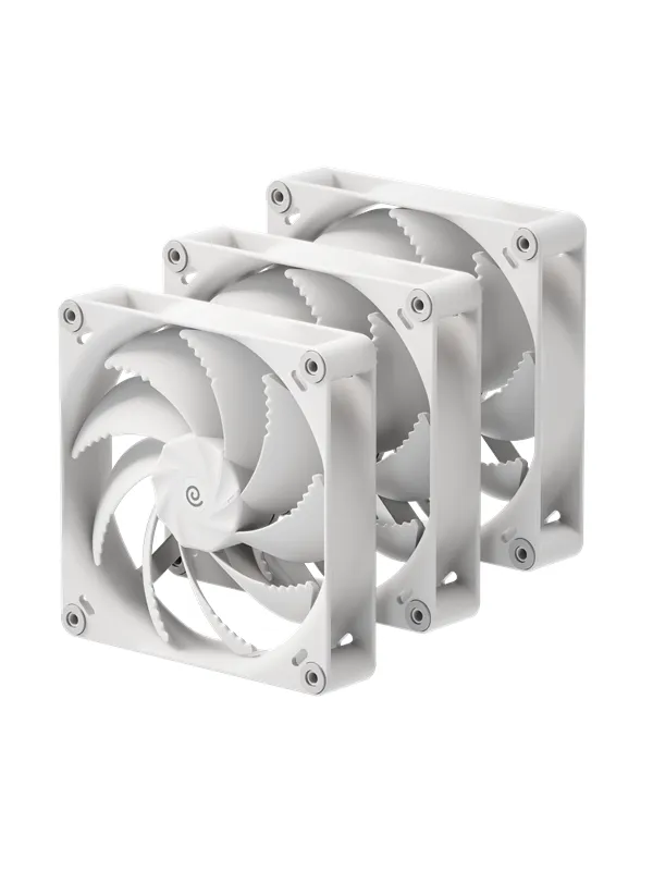 Havn H14 - Tripple pack - Kabinettvifte - 140mm - Hvit - 31 dBA