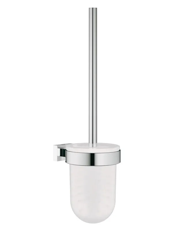 Grohe Essentials Cube Toilet brush set, chrome