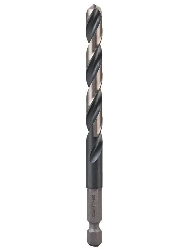 Bosch HSS spiralbor med sekskanttange 8,0 mm 8 x 75 x 117 mm