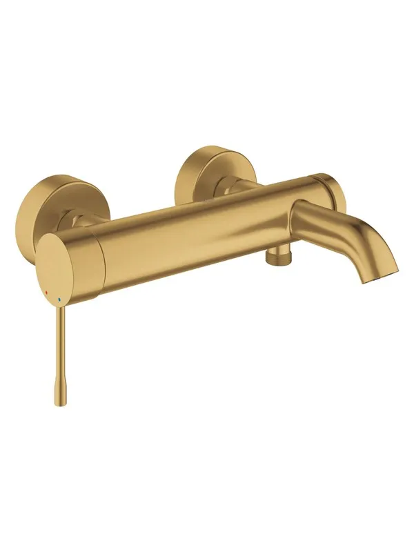 Grohe Essence bath/shower mixer, brushed cool sunrise