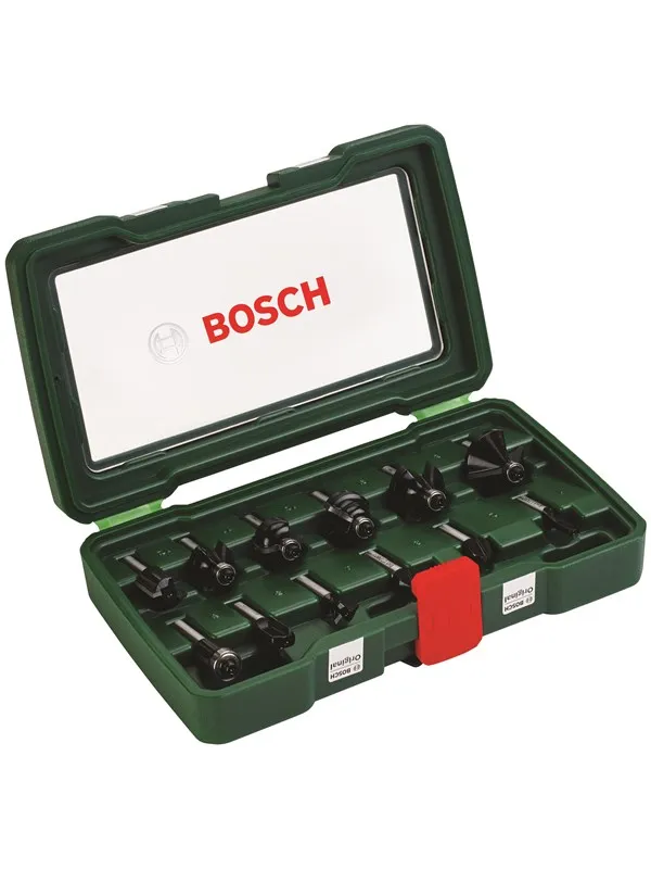 Bosch 12-delers TC fresborsett (8 mm tange)