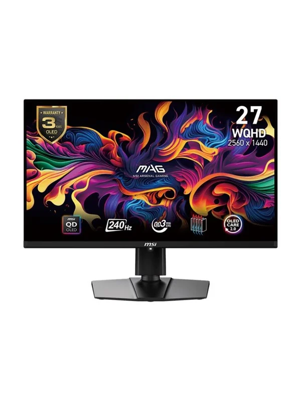 26.5" MSI MAG 271QPXDE QD-OLED E2 - 2560x1440 (QHD) - 240Hz - QD-OLED