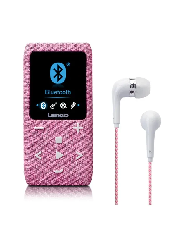 Lenco Xemio-861PK - MP3/MP4 Player with Bluetooth® 8GB Micro SD Card - Pink - MP3-spiller 8 GB