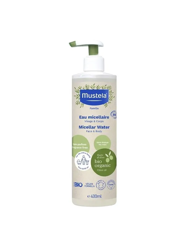Mustela Bio Gentle Cleansing Micellar Water - 400 ml