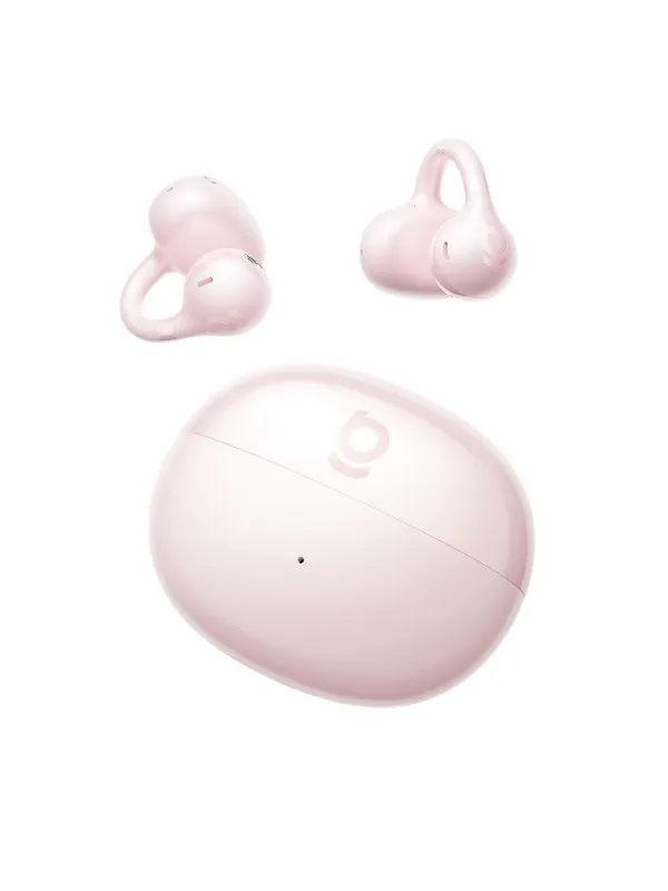 Baseus OWS  Bass BC1 Earphones with Clip - Pink