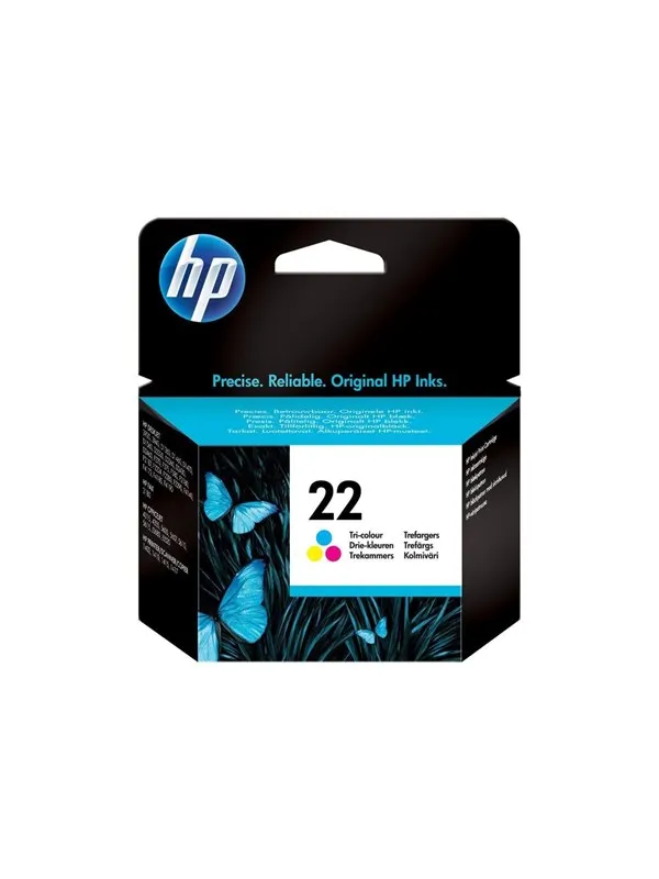HP 22 / C9352AE Tri-Color - Blekkpatron Colour (cyan, magenta, yellow)