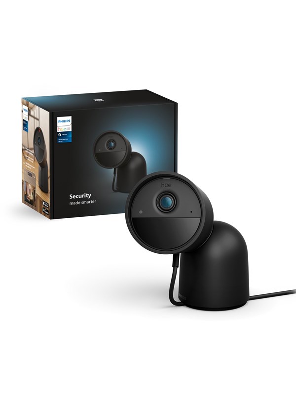 Philips Hue Sikkerhetskamera, desktop, kablet, svart