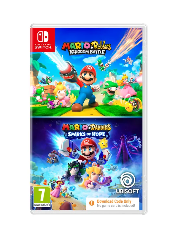 Mario + Rabbids Kingdom Battle / Mario + Rabbids Sparks of Hope (Code in a Box) - Nintendo Switch - Strategi