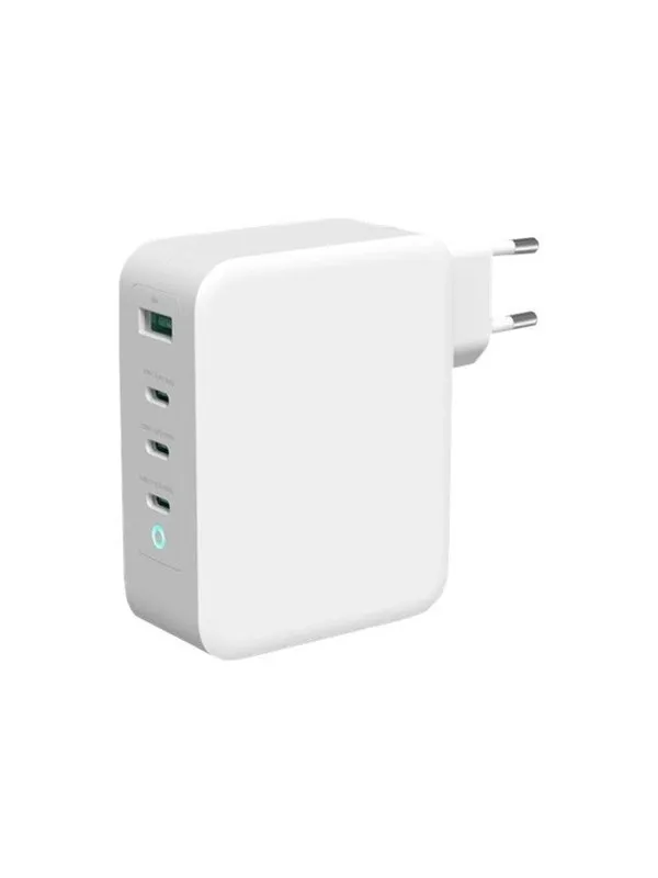 Deltaco USBC-GAN04 power adapter - GaN technology - USB 24 pin USB-C - 130 Watt