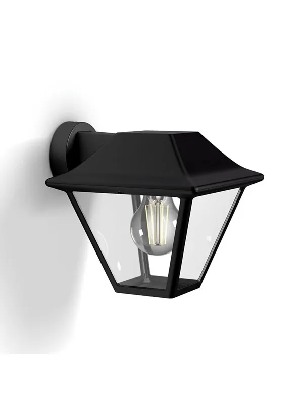 Philips Alpenglow down wall lantern black 1x60W