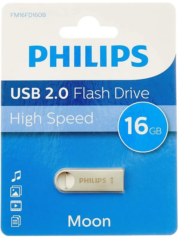 Philips USB Flash Drive - 16GB - Moon edition 2.0 - 16GB - Minnepenn