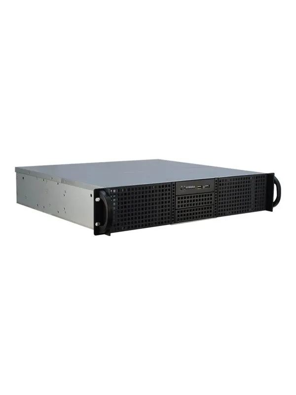 Inter-Tech IPC 2U-20240 - Kabinett - Server (Rack) - Svart