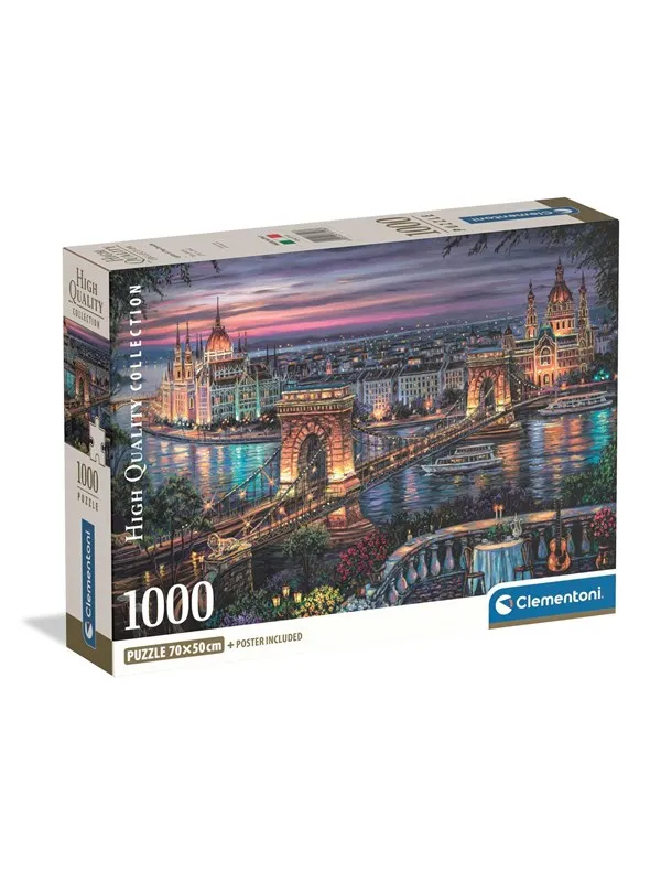 Clementoni Puzzle 1000 Pcs CB Lights of the Danube