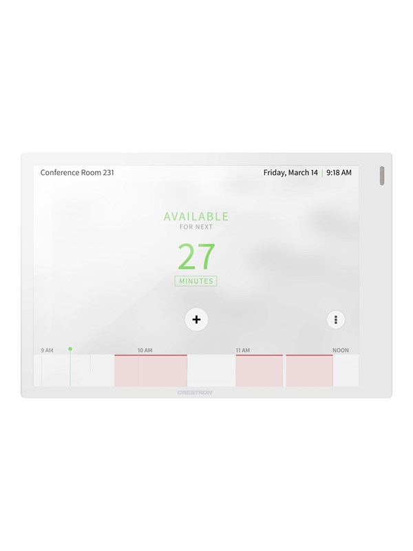 Crestron Electronics Crestron Room Scheduling Touch Screen TSS-770-W-S-LB KIT - room manager - Bluetooth 802.11a/b/g/n/ac - smooth white - Max - recommended for