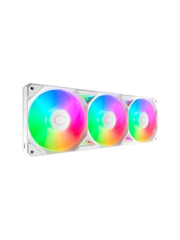 Cooler Master SickleFlow Edge 360 ARGB Fan - White - 120mm - Hvit med RGB-lys