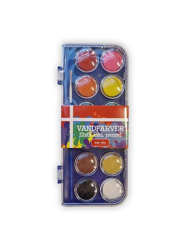 Hobby Mate Paint tray 12 colors + brush