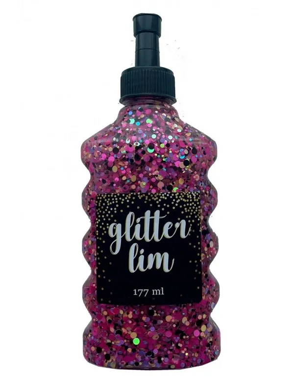 Hobby Mate Glitter glue coarse glitter Pink 177