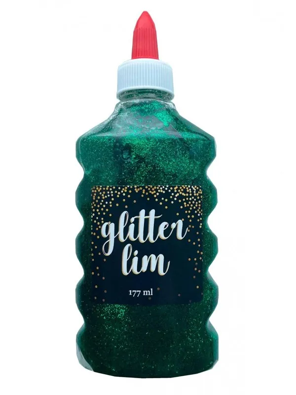 Hobby Mate Glitter glue GREEN 177 ml