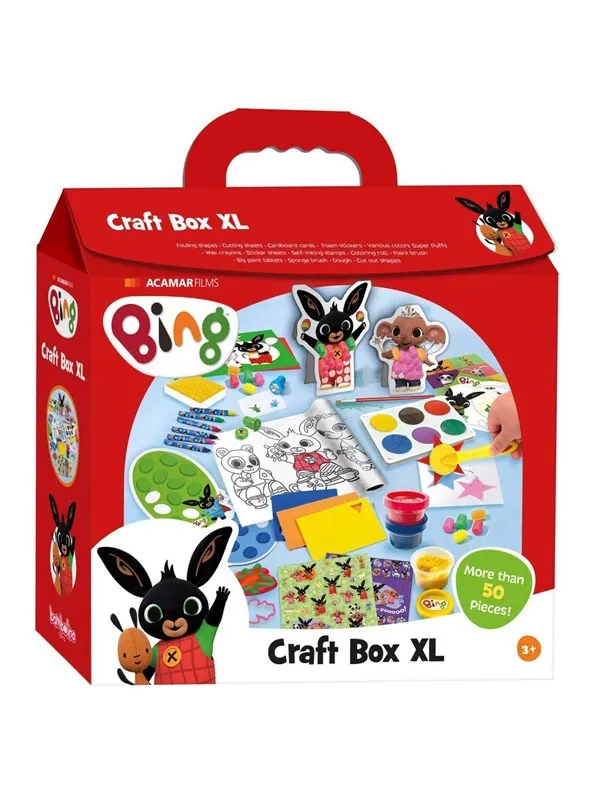 Creative Craft Group BING Hobby suitcase. 50 pieces