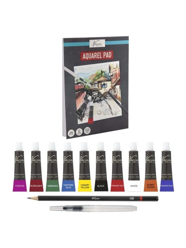 Creative Craft Group Watercolor Paint Box 13 pieces