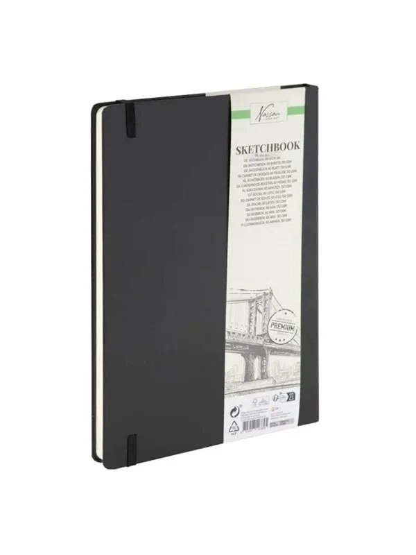 Creative Craft Group Sketchbook 9*14cm. 120 pages. 130g. Black
