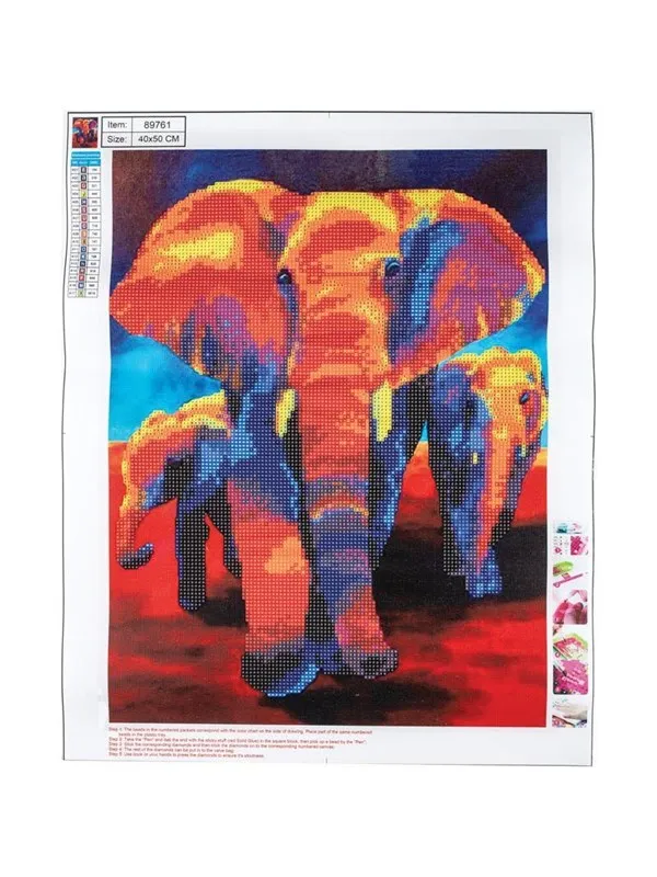 CENTRUM Diamond Painting 40*50cm. ELEPHANTS