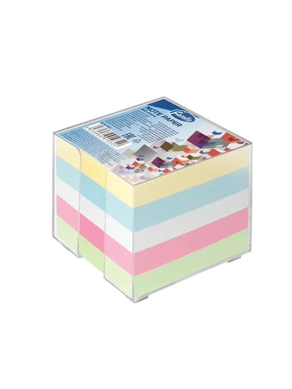 CENTRUM Cube with colored paper approx. 9*9cm.