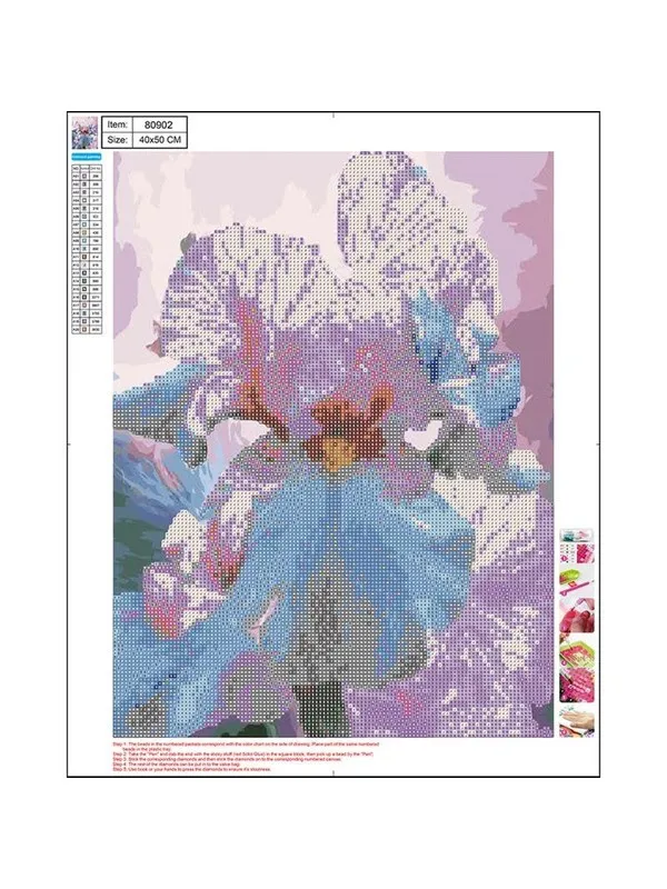 CENTRUM Diamond Painting 40*50cm. FLOWERS