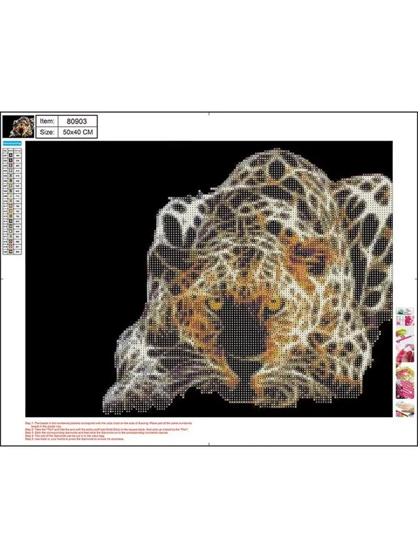 CENTRUM Diamond Painting 40*50cm. LEOPARD