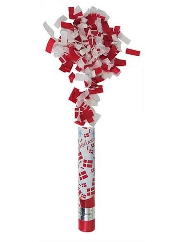 SCANSEASON Twist confetti 30cm red/white confetti