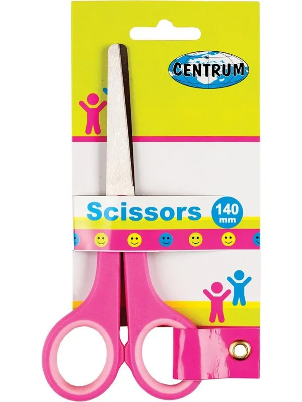 CENTRUM Scissors 140mm. Ass. colors. On blister card