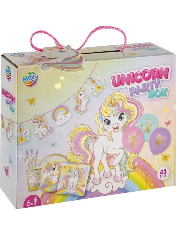 Hobby Mate Party Box UNICORN 43 pieces