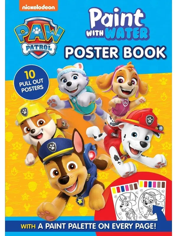Hobby Mate PAW PATROL Paint with Water Book