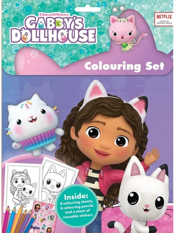 Alligator GABBY´S DOLLHOUSE Coloring Set