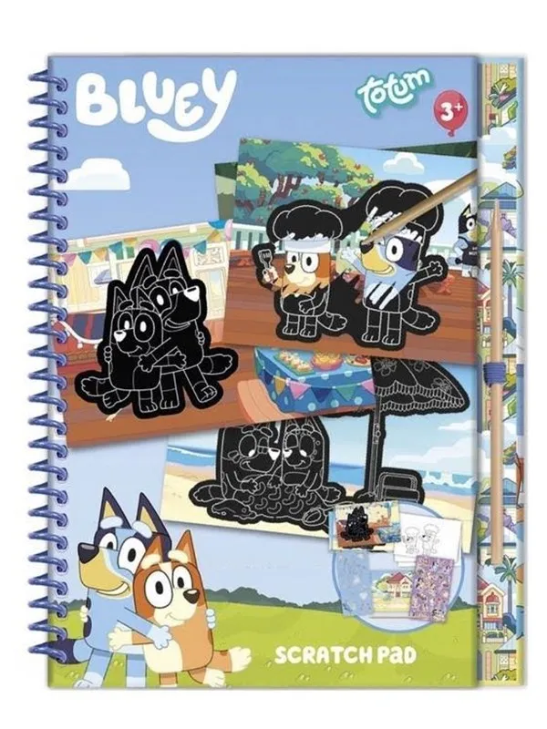 Alligator BLUEY Scratch Book